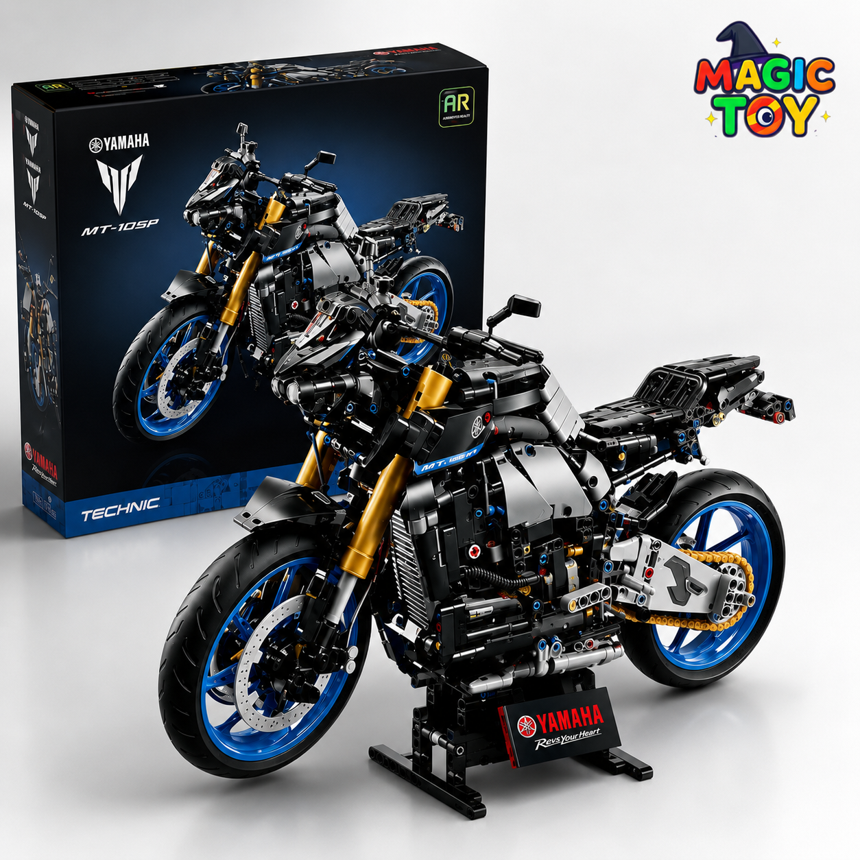 لگو موتور یاماها MT-10 SP مدل Technic | موتور ساختنی 1478 قطعه مقیاس 1:۵