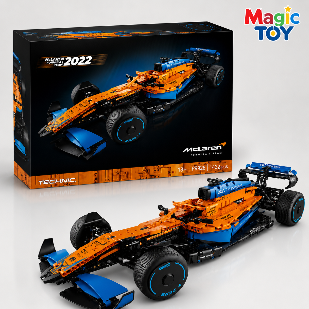 لگو ماشین فرمول یک مک‌لارن 2022 مدل Technic | 1432 قطعه آیتم 9926