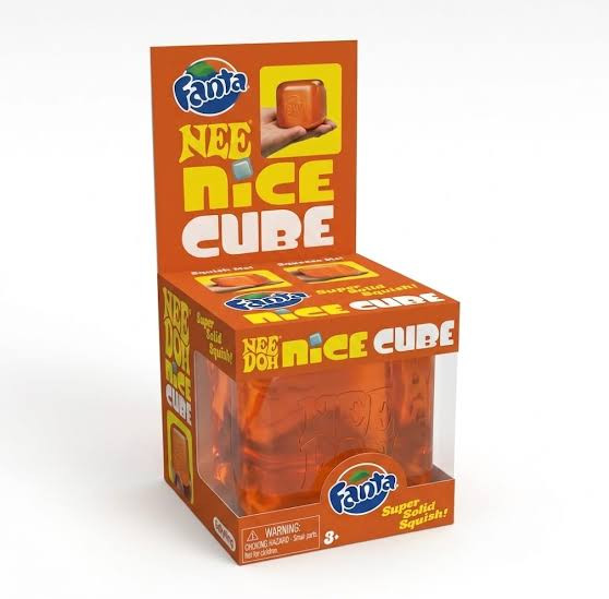 فیجت ضد استرس نیدو مکعبی فانتا مدل NeeDoh NICE CUBE (ژلهای ژلاتینی متراکم نارنجی)