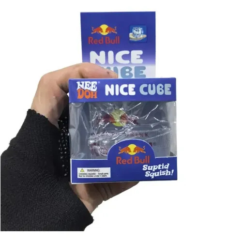 فیجت ضد استرس نیدو مکعبی ردبول مدل Red Bull NeeDoh NICE CUBE (ژلهای ژلاتینی اکلیلی متراکم)