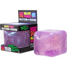 فیجت ضد استرس نیدو مکعبی یخی اکلیلی ۵ سانتی مدل CUBE SQUEEZE BALL کد SQ-681 (ژلهای ژلاتینی متراکم)
