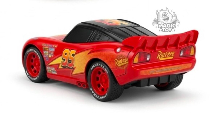 ماشین کنترلی مککویین شارژی مدل 3D McQueen (سری ماشینها ۳ / پرسرعت با نورپردازی LED)