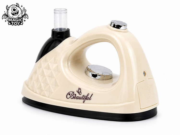 اتو اسباببازی باتریخور موزیکال و چراغدار برند AO XIE کد 6908 (سری Home Appliance با مخزن آب پاشش اسپری)