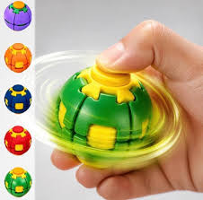 فیجت اسپینر بال چراغدار و تاشو مدل Decompression Spinning Ball (ضد استرس فشاری و دیسکی چرخشی با LED)
